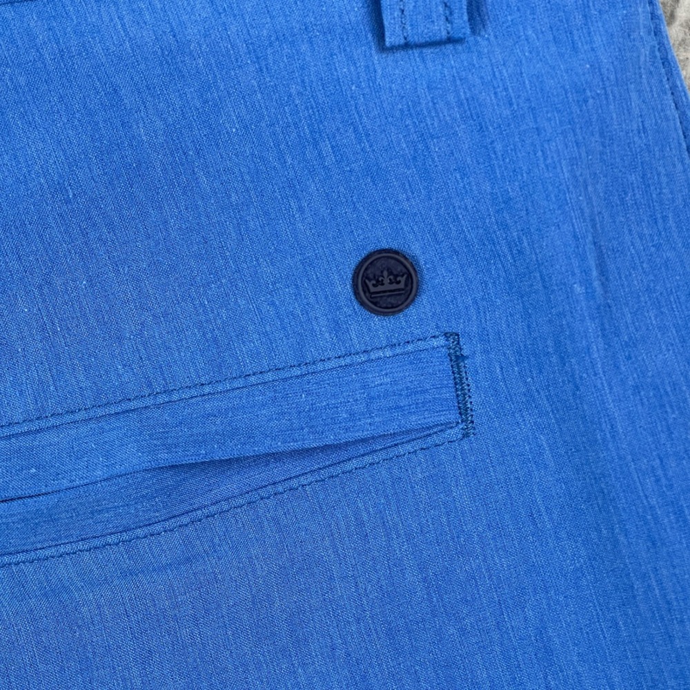 Peter Millar Shackleford Shorts Mens 35 Blue Performance Classic Fit MF24EP00 - Picture 9 of 14